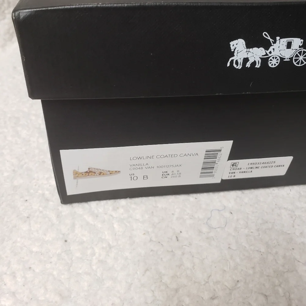 COACH Lowline Coated Canvas Sneakers